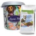 2,5 kg Lecker.Pet® Leo's Adult Geflügel & Forelle Katzenfutter Trockenfutter Vollnahrung in 30 L Tonne