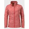 Outdoorjacke SCHÖFFEL "Jacket Bygstad L", Damen, Gr. 46, rosa (3245, rosa), Oberstoff : 100% Nylon, sportlich, regular fit, hoch geschlossener Ausschnitt, Langarm, Jacken