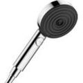 Handbrause HANSGROHE "Pulsify Select S", silber (chrom), B:10,5cm H:22,4cm T:3cm, Duschköpfe, 10,5cm, 3 Strahlarten Relaxation