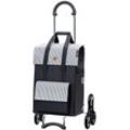 Einkaufstrolley ANDERSEN "Scala Sh. Milla", blau, Stahl, Einkaufskörbe, (Treppensteiger), Tragkraft 40 kg, 54 Liter