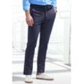 Stretch-Hose JOHN DEVIN "regular-fit" Gr. 32, Länge 32, blau (navy), Herren, Obermaterial: 67% Viskose, 29% Polyamid, 4% Elasthan, unifarben, Hosen, bequeme Hose aus elastischer Qualität