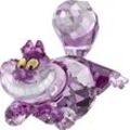 Dekofigur SWAROVSKI "Kristallfigur Sammelfigur Alice Cheshire Cat Grinsekatze, 5668073", bunt (pink, lila, weiß, gelb, schwarz), Dekofiguren, B/H: 6,3cm x 5,4cm, Grinsekatze, Swarovski Kristall, Swarovski Kristall, B:6,3cm H:5,4cm