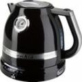 KITCHENAID Wasserkocher "5KEK1522EOB ONYX BLACK", schwarz (onyx schwarz), B:26,3cm H:21,8cm T:21cm, Wasserkocher, onyx schwarz