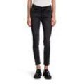 Slim-fit-Jeans CARTOON "Cartoon Modern fit jeans mit Strass" Gr. 36, Normalgrößen, blau (dark grey denim) Damen Jeans