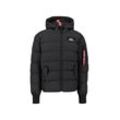 Winterjacke ALPHA INDUSTRIES "Alpha Industries Men - Cold Weather Jackets", Herren, Gr. L, schwarz, Obermaterial: 100% Polyester, Futter: 100% Polyester, Füllung: 100% Polyester, Jacken