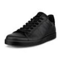 Sneaker ECCO "STREET LITE M", Herren, Gr. 41, schwarz, Leder, sportlich, Schuhe, im Retro-Look, Freizeitschuh, Halbschuh, Schnürschuh