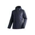 Funktionsjacke MAIER SPORTS "Metor 3in1 M", Herren, Gr. 24, blau (dunkelblau), 100% Polyester (recycelt), Langarm, Jacken, Herren 3-in-1 Jacke, Outdoorjacke wind/wasserdicht, RV-Taschen und Kapuze