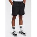 Shorts VANS "MN RANGE SALT WASH RELAXED ELASTIC SHORT", Herren, Gr. M, N-Gr, schwarz, Obermaterial: 98% Baumwolle, 2% Elasthan, sportlich, Basic schmal kurz, Hosen