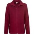 Baumwoll-Fleece-Jacke, rot, 52/54