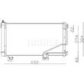 MAHLE Kondensator, Klimaanlage für REACH MERCEDES-BENZ 2035000554 1.31.3268.PD 2035001254 AC 347 001S