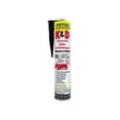 PETEC Karossie & Dichtmasse schwarz (310 ml) Metall-Klebstoff,Karosserieklebstoff,Hybridklebstoff,Universalklebstoff 94730