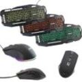 Cortek Tastatur QWERTY Italienisch mit Hintergrundbeleuchtung XWeapon + GP7 Kit Mouse and Keyboard