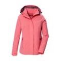 Funktionsjacke KILLTEC "KOS 362 WMN JCKT", Damen, Gr. 44, orange (koralle), Oberstoff: 100% Polyester, Futter: 100% Polyester, sportlich, Jacken