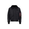 Bomberjacke ALPHA INDUSTRIES "Alpha Industries Men - Bomber Jackets B15-3 TT" Gr. L, schwarz Herren Jacken