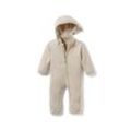 Baby-Strickfleece-Overall - Beige/Meliert - Kinder - Gr.: 62/68