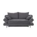 bobb Schlafsofa Henny de Luxe ¦ grau ¦ Maße (cm): B: 206 H: 91 T: 110