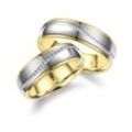 Verlobungsring MARRYA "Edelstahl Ringe Trauringe Eheringe Partnerringe" Gr. 48, silber (damen ring, silber, gold), Fingerringe, Damen, 48, Edelstahl