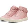 Winterboots PUMA "CARINA 2.0 MID WTR" Gr. 37,5, pink (future pink, puma silber, alpine snow), Damen, Leder, Schuhe, Sneakerboots, Winterschuhe