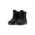 Winterstiefel JACK WOLFSKIN "VOJO SHELL XT TEXAPORE MID K", Damen, Gr. 30, grau (phantom), Leder, Synthetik, sportlich, Schuhe, Snowboots, Winterboots, Winterschuhe, wasserdicht und gefüttert