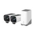 eufyCam S3 Pro Starter-Set 2+1 - 2er-Kameraset mit HomeBase 3