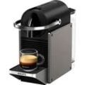 KRUPS Nespresso XN306T Pixie Redesign Kapselmaschine Titan/Schwarz