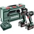 Akku-Maschinen-Set: bs 18 lt bl + ssd 18 lt 200 bl, 2x 5,2 Ah + Lader - Metabo