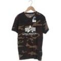 Alpha industries Herren T-Shirt, braun, Gr. 46