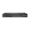 SonicWall Switch SWS12-10FPOE - Switch - managed - 10 x 10/100/1000 (PoE+) + 2 x Gigabit SFP - Desktop - PoE+ (130 W)