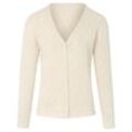 Strickjacke aus 100% SUPIMA®-Baumwolle Peter Hahn weiss