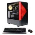 GAMEMAX Gaming-PC "Contac BR 7380" Computer Windows 11 Gr. Microsoft Windows 11 Home (64 Bit), 32 GB RAM 1000 GB SSD, schwarz (schwarz, rot)