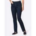 Bequeme Jeans CASUAL LOOKS Gr. 40, Normalgrößen, blau (dunkelblau) Damen Jeans