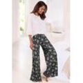 Pyjama VIVANCE DREAMS Gr. 32/34, schwarz (schwarz paisley) Damen, Homewear-Sets mit Paisleymuster