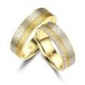 Verlobungsring MARRYA "Edelstahl Ringe Trauringe Eheringe Partnerringe" Gr. 48, silber (damen ring, silber, gold), Fingerringe, Damen, 48, Edelstahl