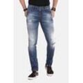 Slim-fit-Jeans CIPO & BAXX "Jeans" Gr. 30, Länge 34, blau Herren Jeans