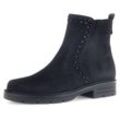 Stiefelette GABOR Gr. 36, schwarz-nieten Damen Schuhe Blockabsatz, Komfortschuh, Boots mit glänzenden Nieten