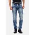 Slim-fit-Jeans CIPO & BAXX "Jeans" Gr. 30, Länge 34, blau (hellblau) Herren Jeans