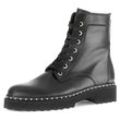 Schnürboots GABOR Gr. 36, schwarz Damen Schuhe Blockabsatz, Schnürstiefelette, Boots mit Best Fitting-Ausstattung