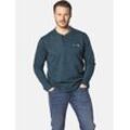 Funktionsshirt JAN VANDERSTORM "Sweatshirt JORNSEN" Gr. XL, blau (petrol), Herren, Obermaterial: 100% Baumwolle CO., Shirts