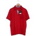 Bugatti Herren Poloshirt, rot, Gr. 54