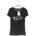 Guess Damen T-Shirt, schwarz, Gr. 34