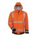 Warnschutz-Softshelljacke Lukas Gr. m orange/schwarz - Elysee