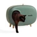 Maxxpet - Katzentoilette 60x38x45 cm- Katzenklo - Inkl. Schaufel und Katzenstreumatte - Cat Litter Box - Grün - green