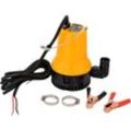 12V Tauchwasserpumpe Tauchpumpe 50W 4200L/H Gleichstrompumpe Schmutzwasserpumpe Tragbare Leitungslänge 2,3 Meter mit Klemme, für saubere und