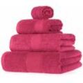 Homescapes - Frottee Handtuch Set 4tlg 100% Baumwolle pink