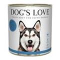 DOG'S LOVE Adult Classic 6x800g Fisch mit Amaranth & Karotte