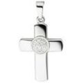 Kreuz-Anhänger JOBO "Anhänger Kreuz mit Lebensbaum", silber (silber 925), Schmuckanhänger, Damen, Silber 925 (Sterlingsilber), 925 Silber