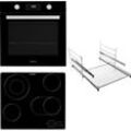 A+ (A+++ bis D) PRIVILEG Backofen-Set "BAKO Turn&Cook 450 BLACK" Herdsets schwarz