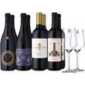 8er-Probierpaket »Primitivo Genussreise« inkl. 2er Zwiesel PURE Gläser-Set