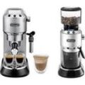 DELONGHI Dedica Style ECKG 6821.M Barista Bundle Espressomaschine Silber