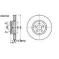 ATE Bremsensatz-Vorderachse Bremsensatz, Scheibenbremse vorne rechts links belüftet 320mm für MAZDA FORD VOLVO AV61-2K021-BB 30742030 1695810 IJF141CC